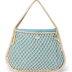 Taška Mom Bag STUDIO NOOS Macrame Natural Blue - Yellow | Lavly.cz