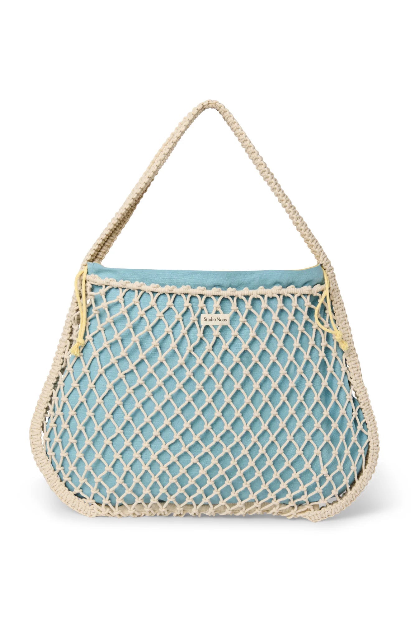 Taška Mom Bag STUDIO NOOS Macrame Natural Blue - Yellow | Lavly.cz