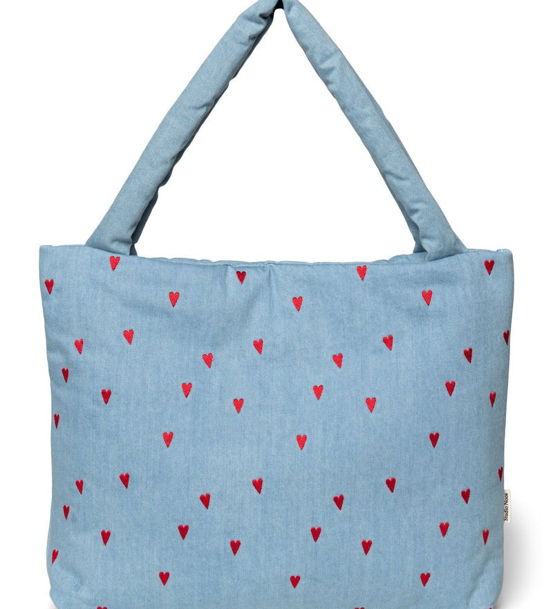 Taška STUDIO NOOS Denim Hearts | Stylové doplňky pro děti a ženy | Lavly.cz
