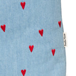 Taška STUDIO NOOS Denim Hearts | Stylové doplňky pro děti a ženy | Lavly.cz