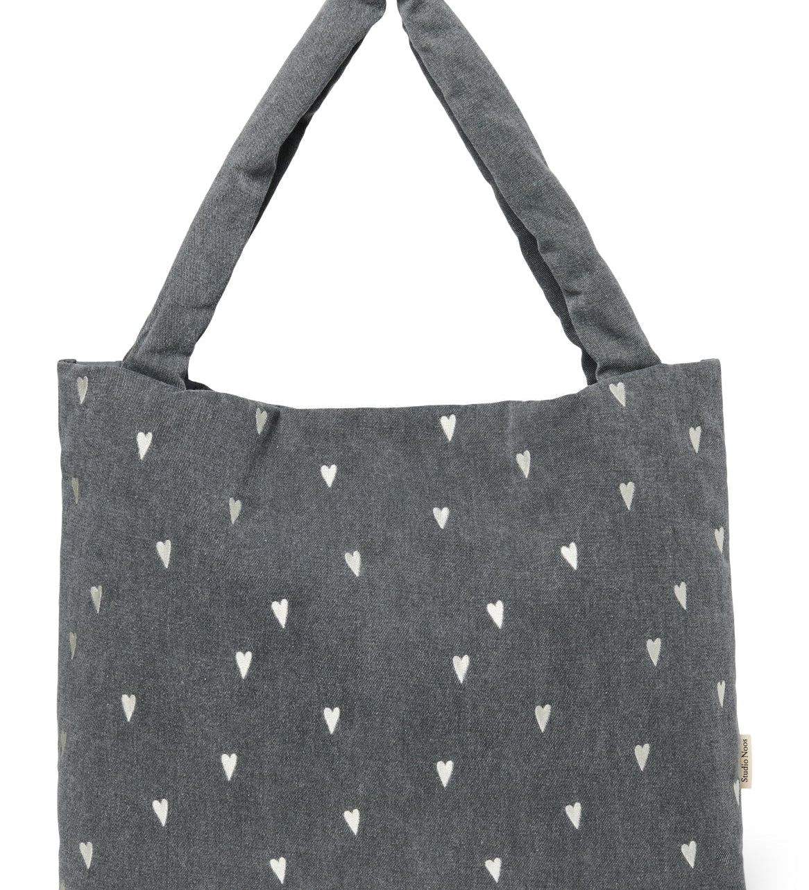 Taška STUDIO NOOS Grey Denim Hearts | Stylové doplňky pro děti a ženy | Lavly.cz