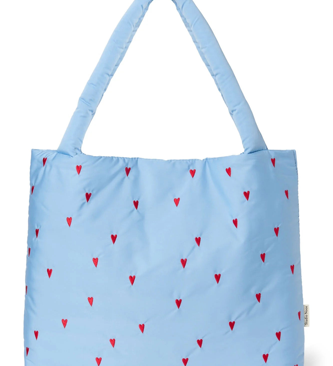 Taška STUDIO NOOS Light Blue Hearts Puffy | Lavly.cz
