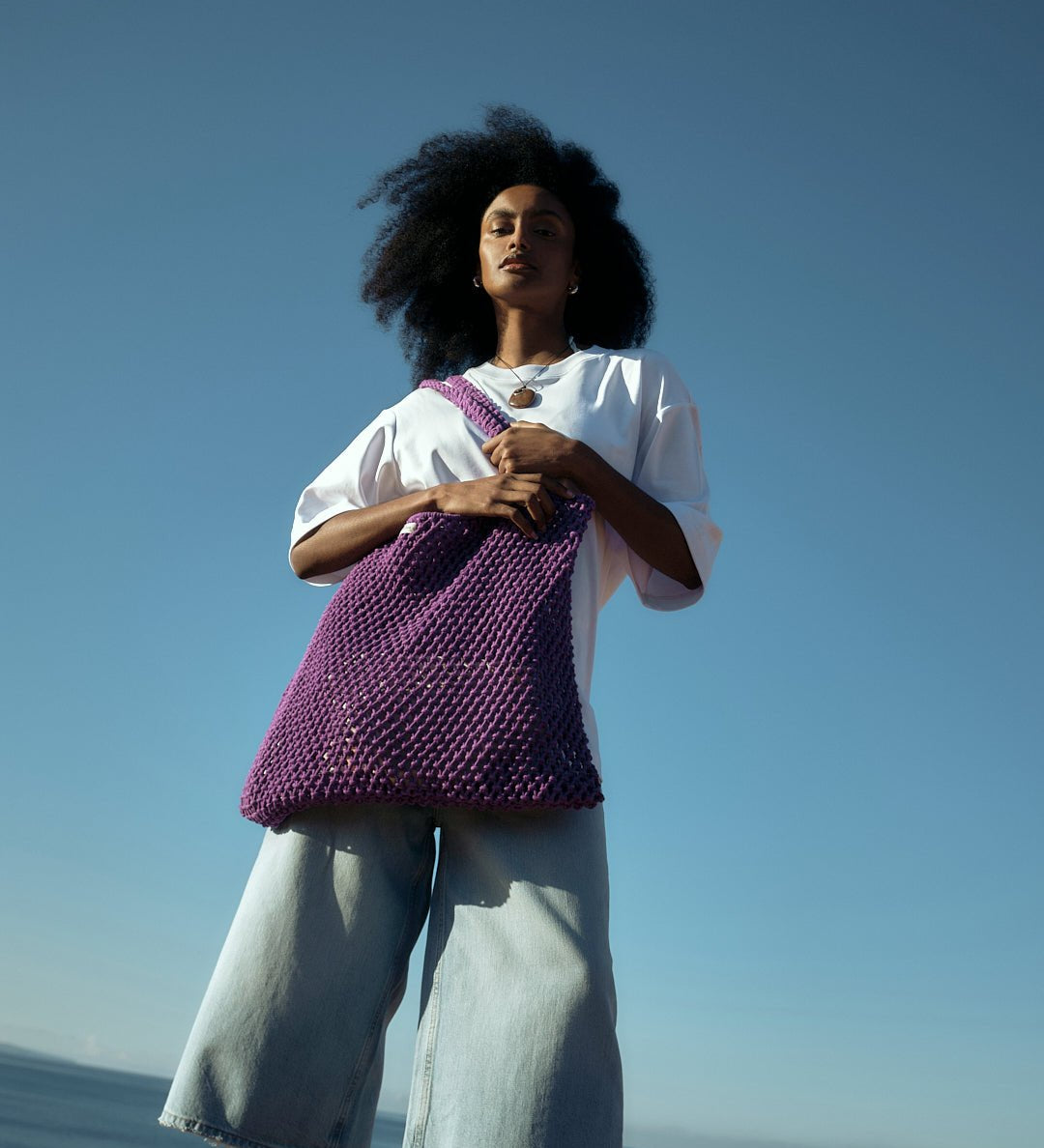 Taška STUDIO NOOS Macrame Purple | Stylové doplňky pro děti a ženy | Lavly.cz