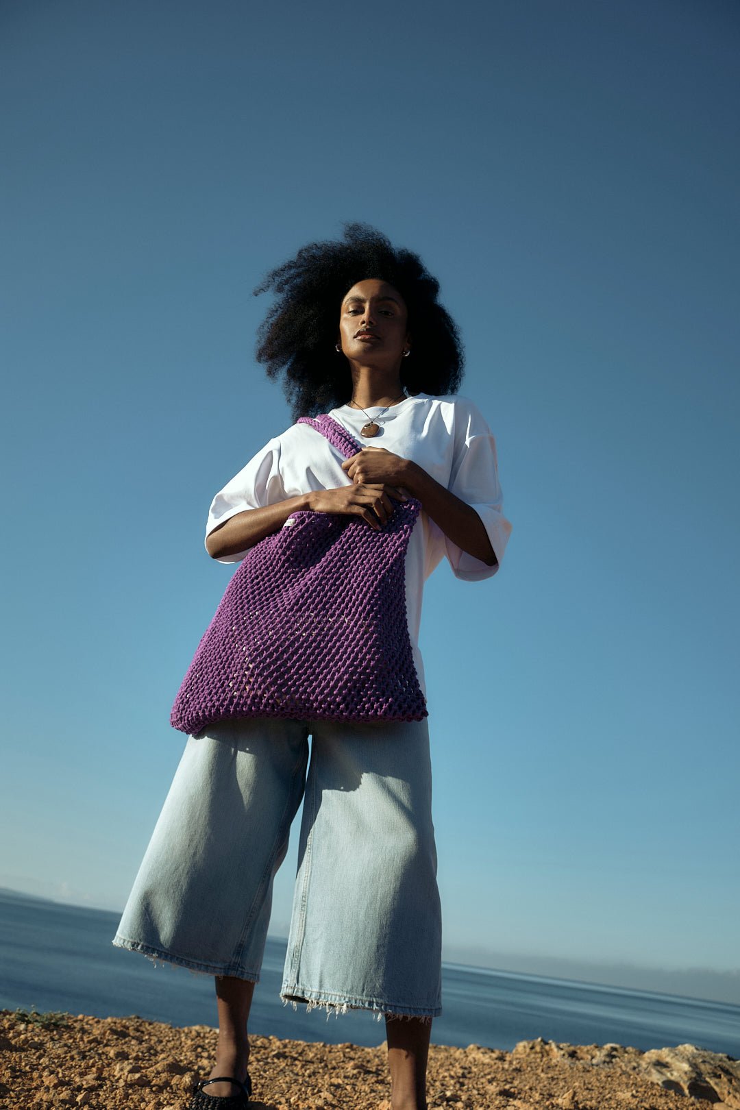 Taška STUDIO NOOS Macrame Purple | Stylové doplňky pro děti a ženy | Lavly.cz