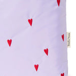 Taška STUDIO NOOS Purple Hearts Puffy | Lavly.cz