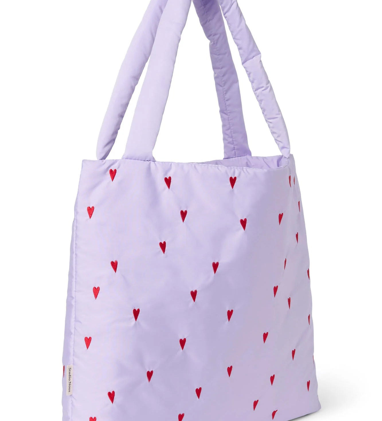 Taška STUDIO NOOS Purple Hearts Puffy | Lavly.cz
