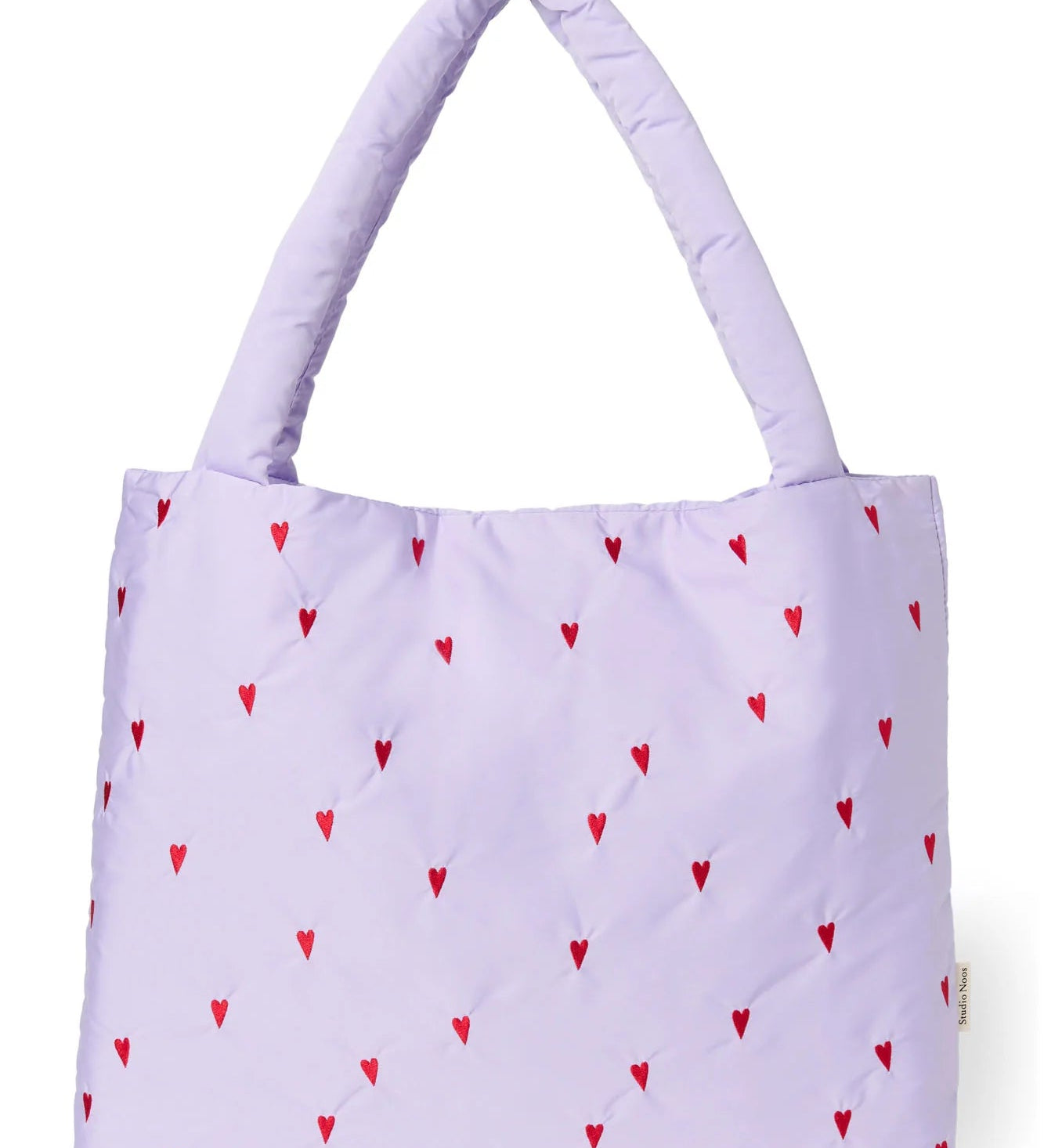 Taška STUDIO NOOS Purple Hearts Puffy | Lavly.cz