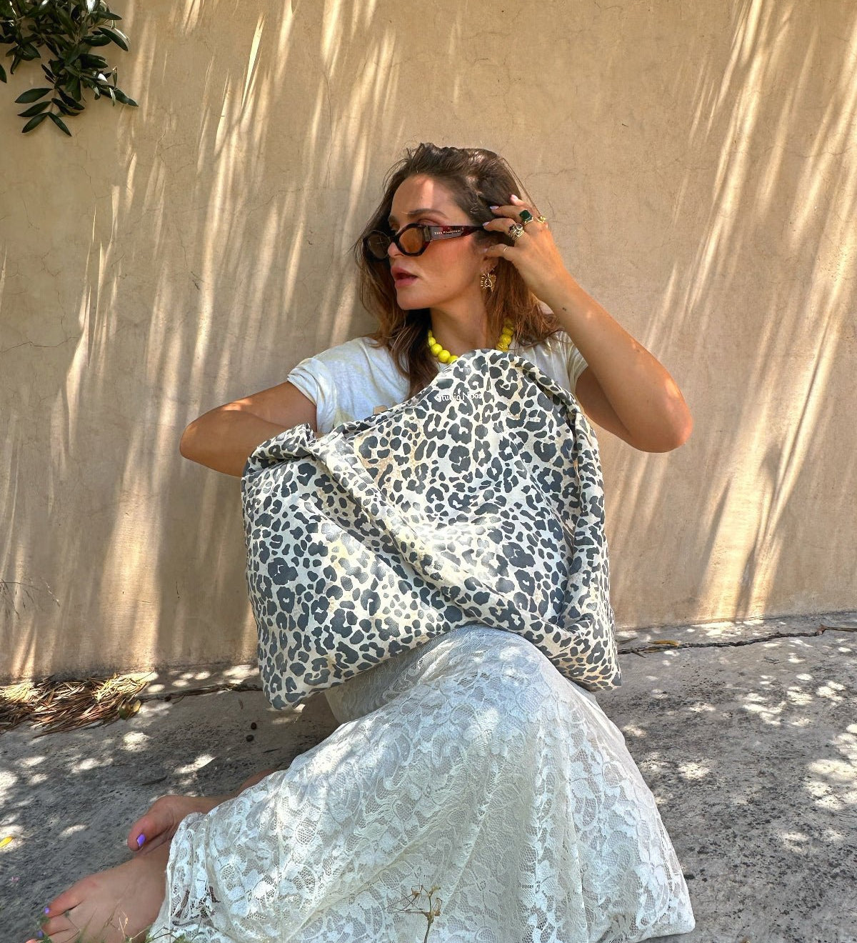 Taška STUDIO NOOS Soft Cotton Leopard | Stylové doplňky pro děti a ženy | Lavly.cz