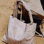Taška STUDIO NOOS Tonal Beige Leopard Puffy | Lavly.cz
