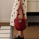 Taška THE STICKY SIS CLUB Crochet Bag Chilli | Lavly.cz