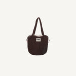 Taška THE STICKY SIS CLUB Crochet Bag Chocolate | Lavly.cz