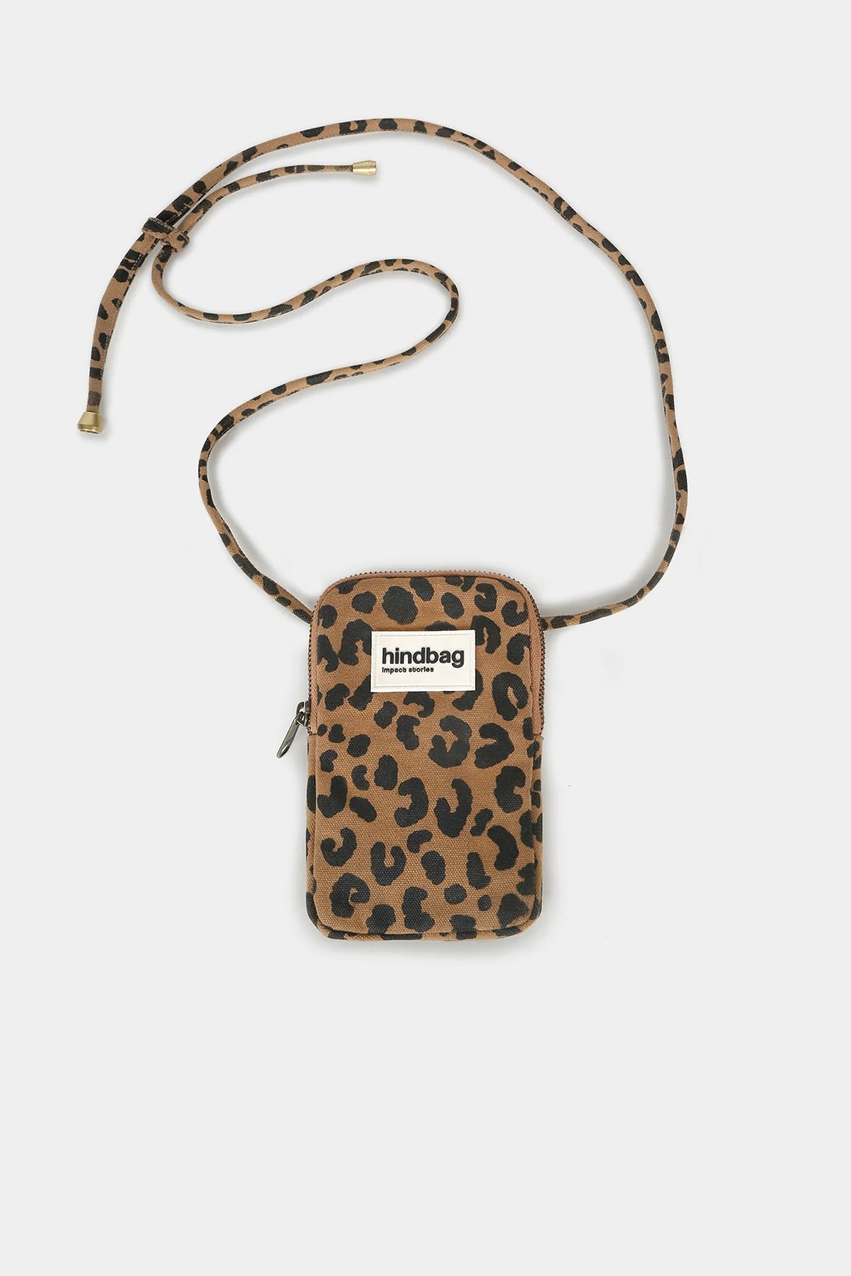 Taštička na mobil HINDBAG Bill Leopard Cinnamon | Lavly.cz