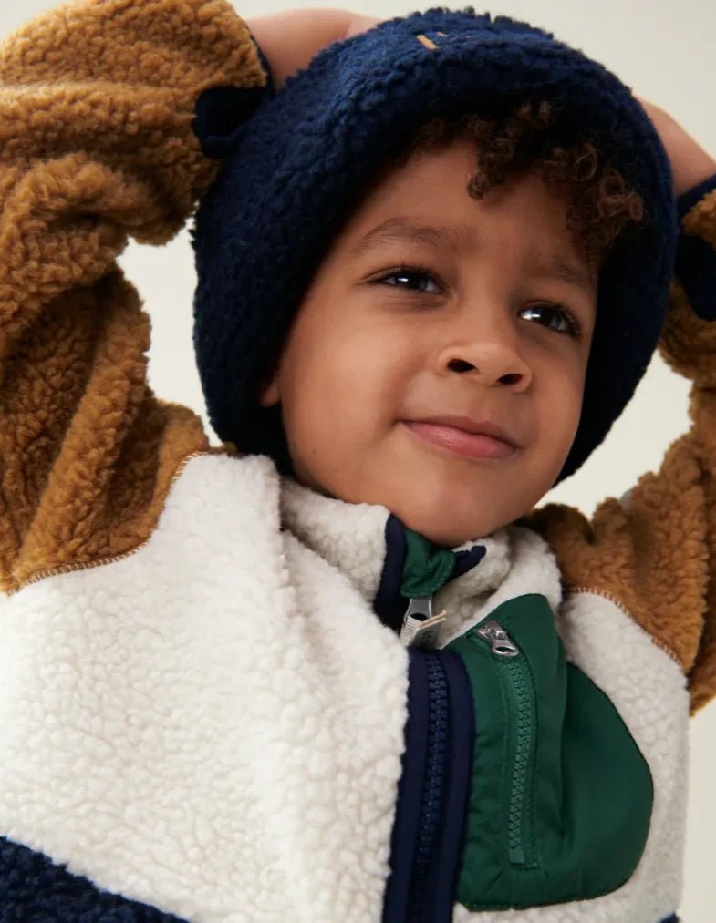 Teddy čepice LIEWOOD Selene Indigo Blue Mix | Stylové doplňky pro děti a ženy | Lavly.cz