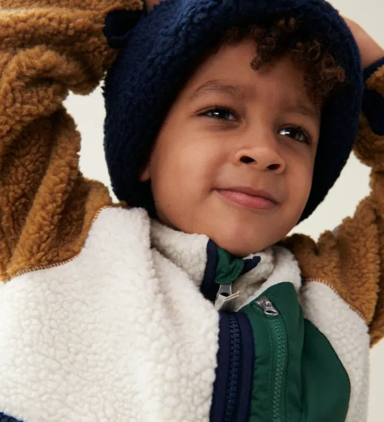 Teddy čepice LIEWOOD Selene Indigo Blue Mix | Stylové doplňky pro děti a ženy | Lavly.cz