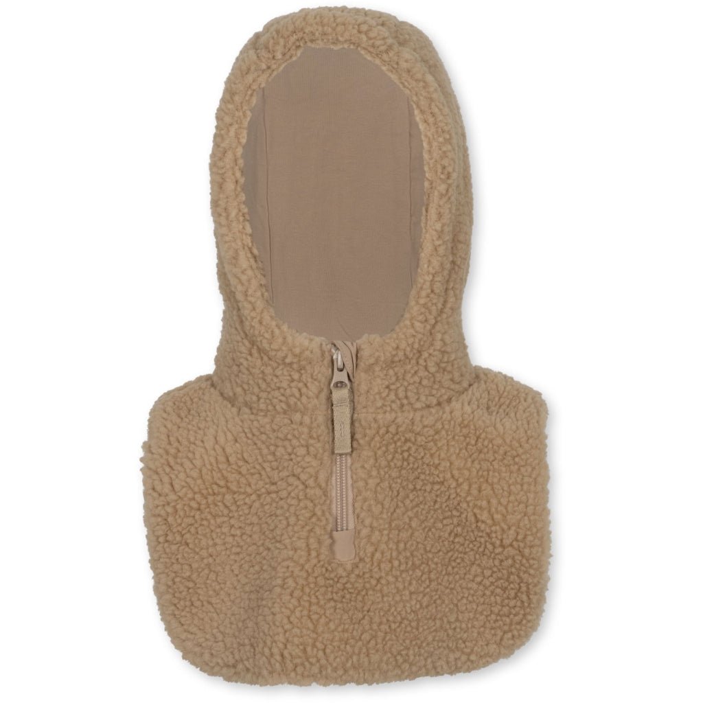 Teddy nákrčník s kapucí KONGES SLOJD Oxford Tan | Stylové doplňky pro děti a ženy | Lavly.cz