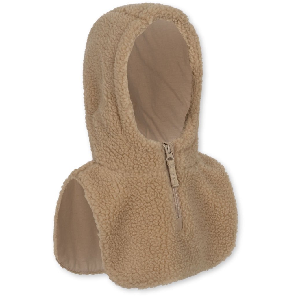 Teddy nákrčník s kapucí KONGES SLOJD Oxford Tan | Stylové doplňky pro děti a ženy | Lavly.cz