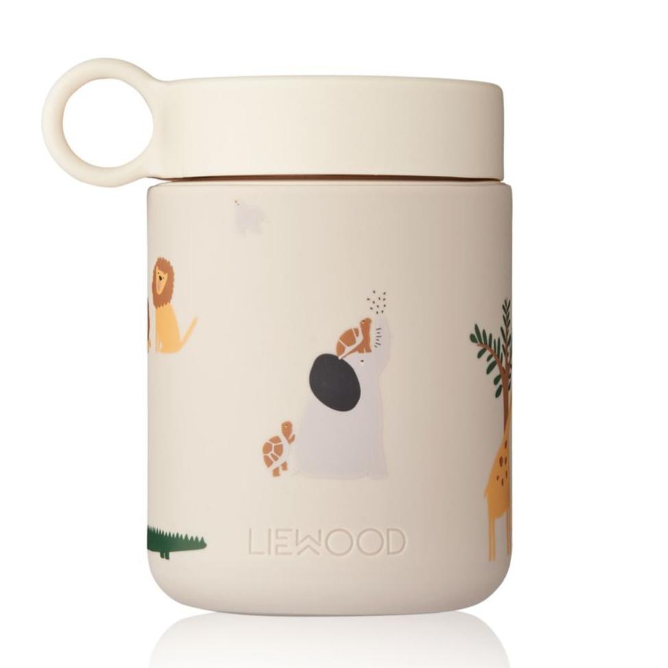 Termo - dóza LIEWOOD Kiani Zvířátka All together / Sandy 350 ml | Lavly.cz
