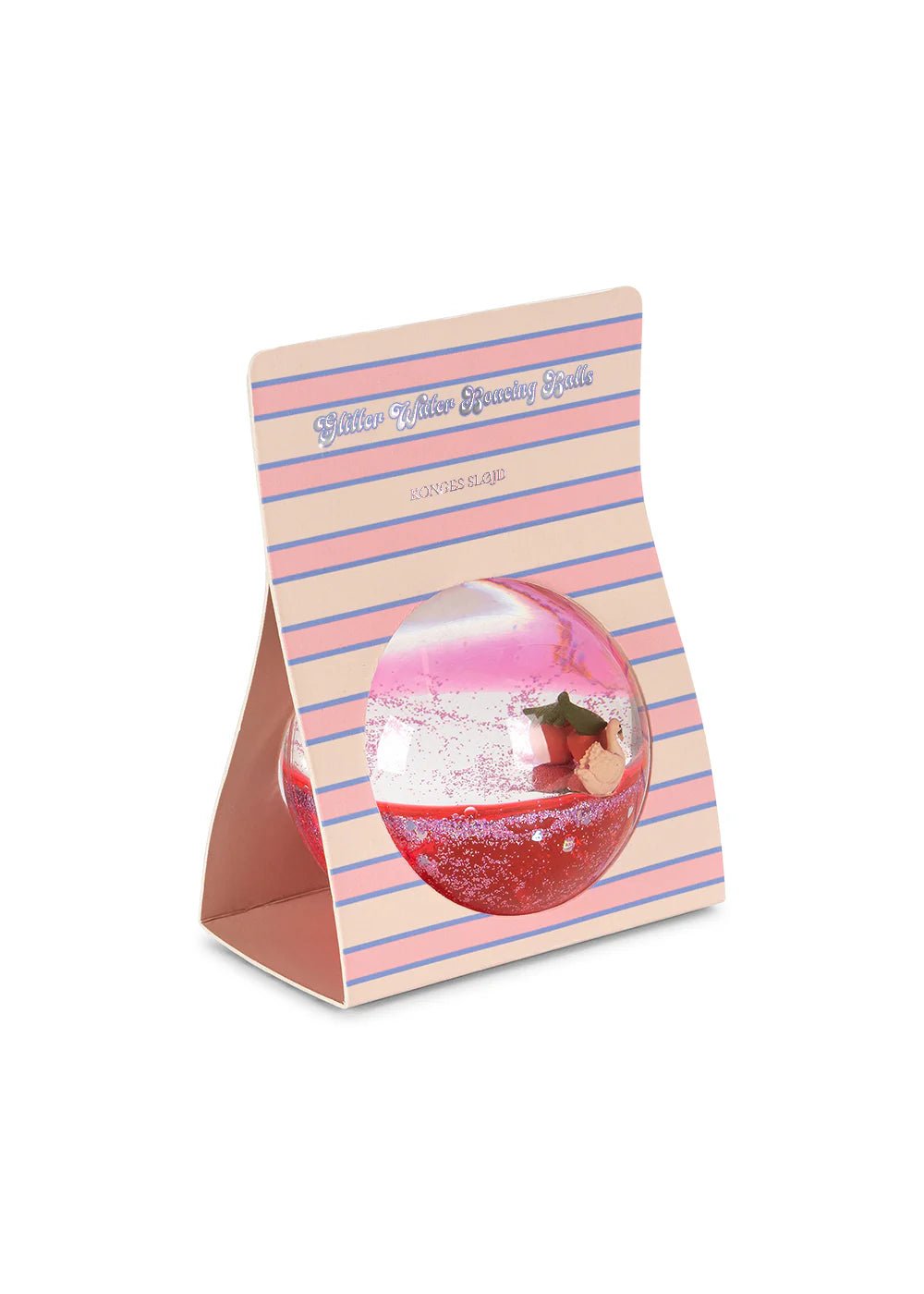 Třpytivý míček s vodou KONGES SLOJD Cherry | Lavly.cz