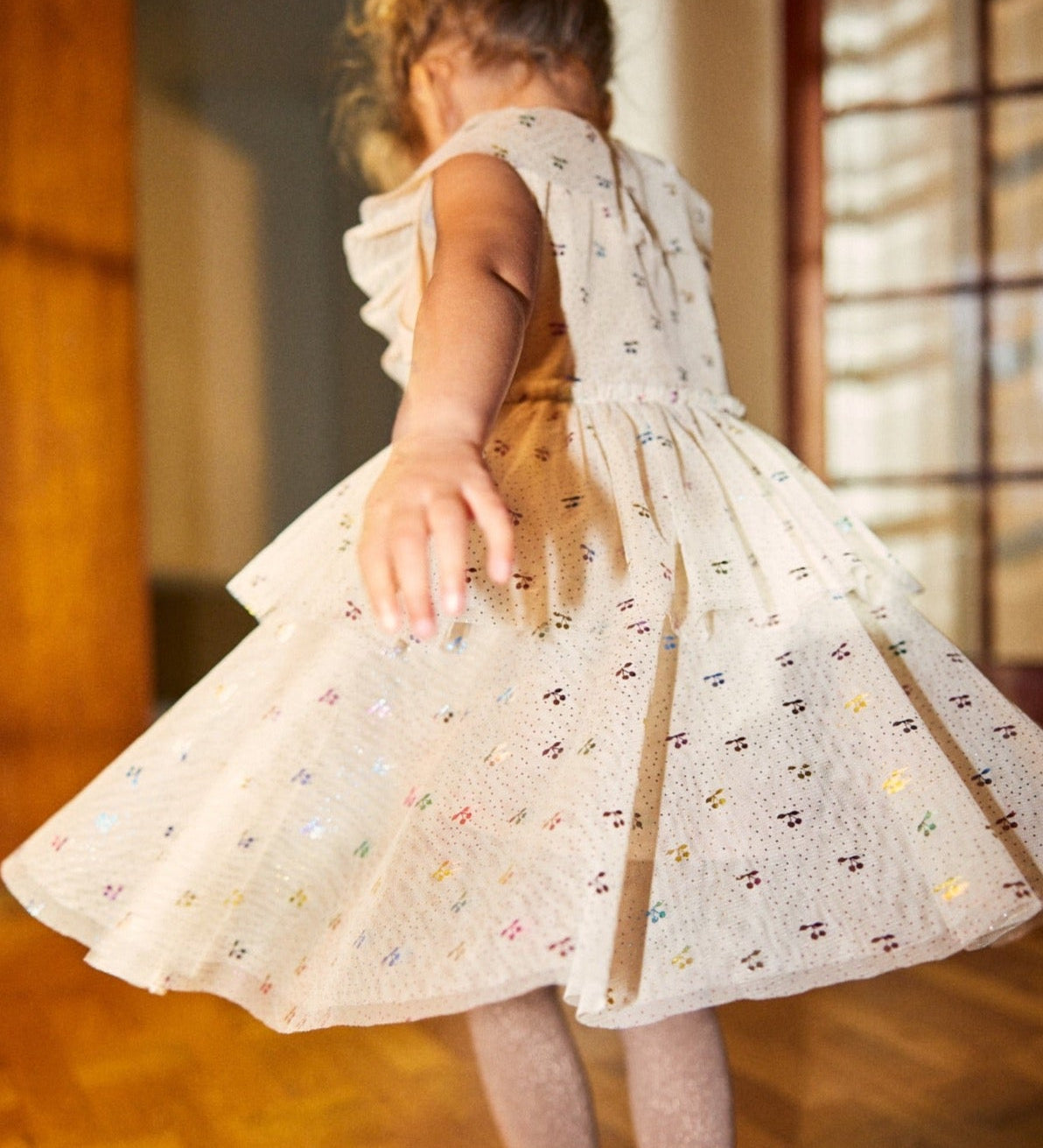 Tylové šaty KONGES SLOJD Fairy Dress Fairy Cherry | Stylové doplňky pro děti a ženy | Lavly.cz