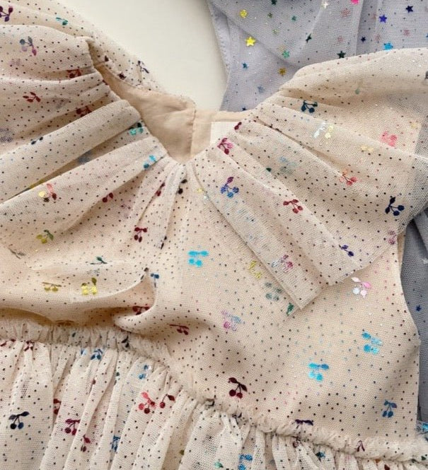 Tylové šaty KONGES SLOJD Fairy Dress Fairy Cherry | Stylové doplňky pro děti a ženy | Lavly.cz
