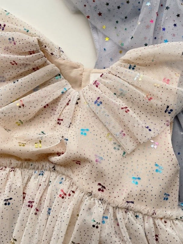 Tylové šaty KONGES SLOJD Fairy Dress Fairy Cherry | Stylové doplňky pro děti a ženy | Lavly.cz