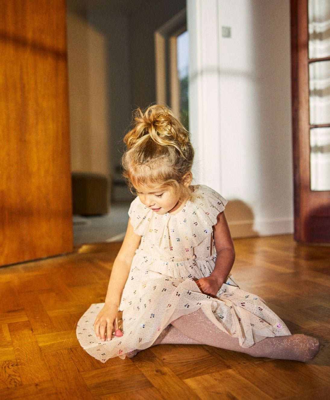 Tylové šaty KONGES SLOJD Fairy Dress Fairy Cherry | Stylové doplňky pro děti a ženy | Lavly.cz