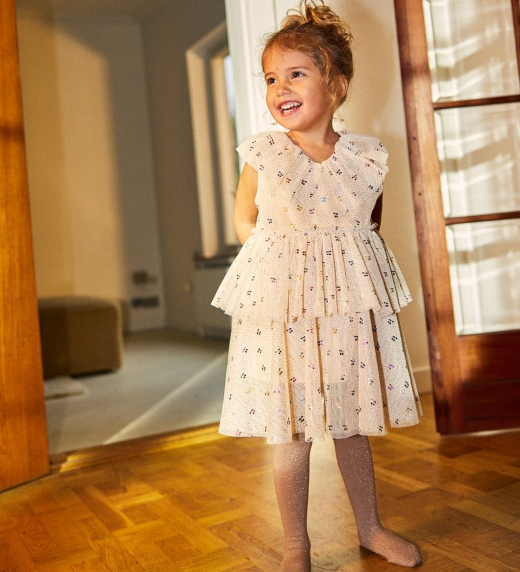 Tylové šaty KONGES SLOJD Fairy Dress Fairy Cherry | Stylové doplňky pro děti a ženy | Lavly.cz