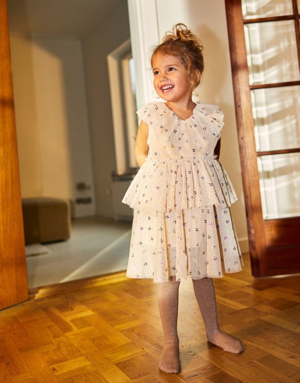 Tylové šaty KONGES SLOJD Fairy Dress Fairy Cherry | Stylové doplňky pro děti a ženy | Lavly.cz