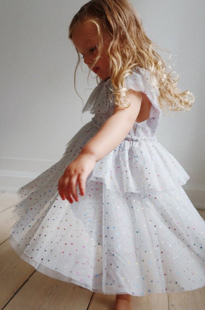 Tylové šaty KONGES SLOJD Fairy Dress Nuit Etoile | Stylové doplňky pro děti a ženy | Lavly.cz