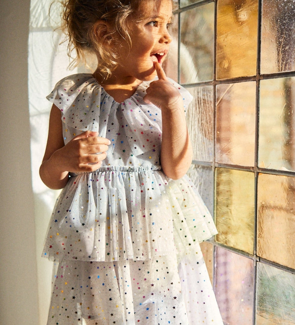 Tylové šaty KONGES SLOJD Fairy Dress Nuit Etoile | Stylové doplňky pro děti a ženy | Lavly.cz