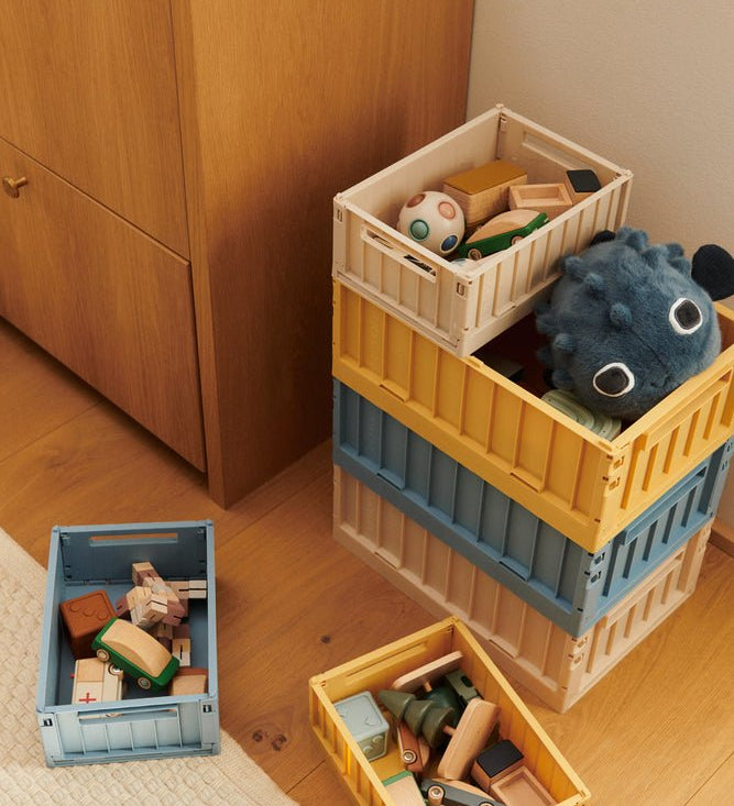 Úložné boxy LIEWOOD Weston "M" Beach Blue 2 kusy | Lavly.cz