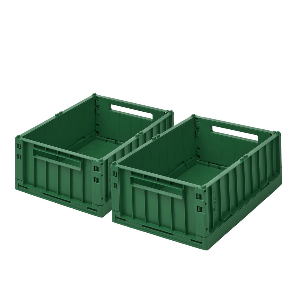 Úložné boxy LIEWOOD Weston "M" Garden Green 2 kusy | Lavly.cz