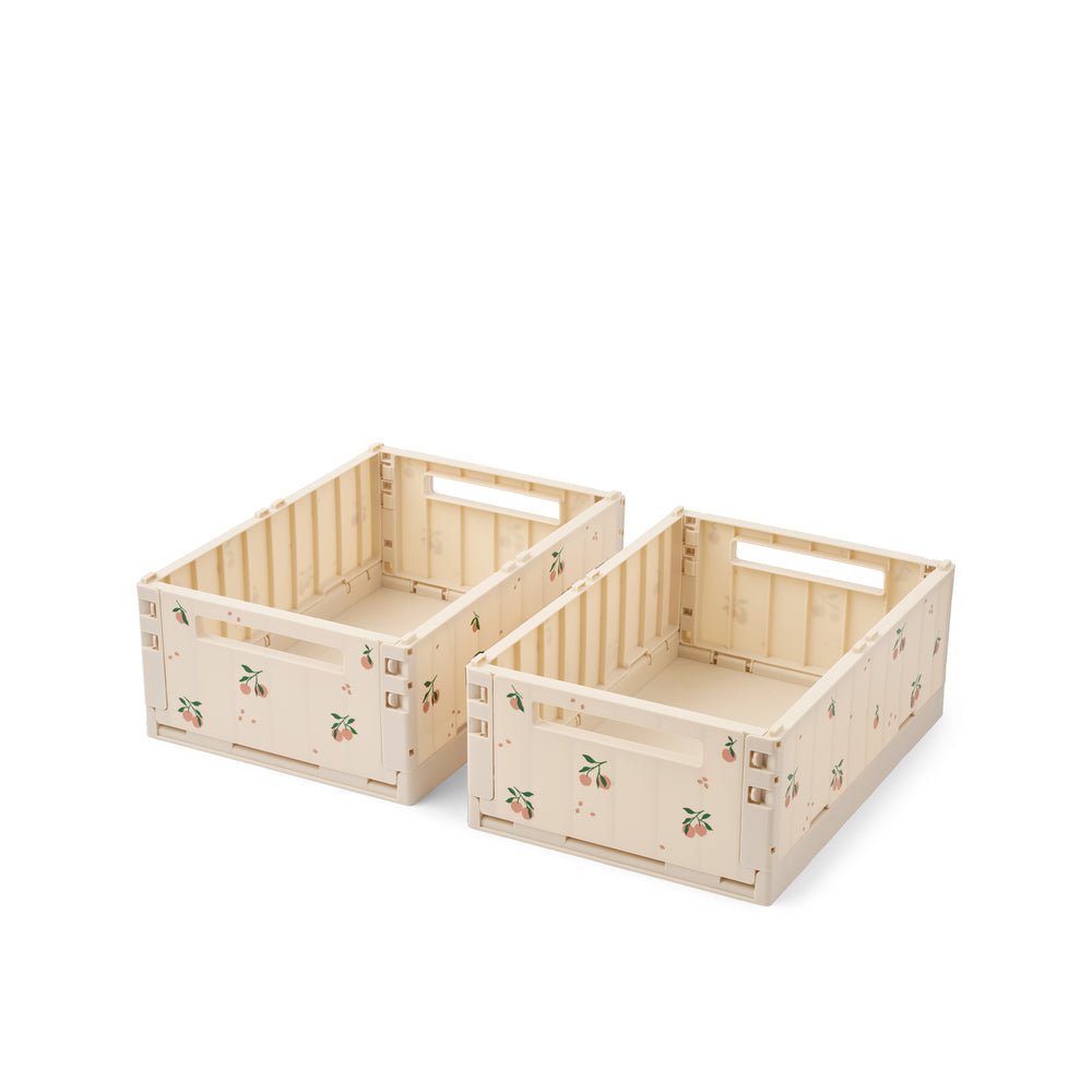Úložné boxy LIEWOOD Weston "M" Peach / Sea Shell 2 kusy | Lavly.cz