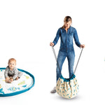 PLAY&GO BABY Hrací podložka / Vak na hračky / Taška - Velryba - Lavly