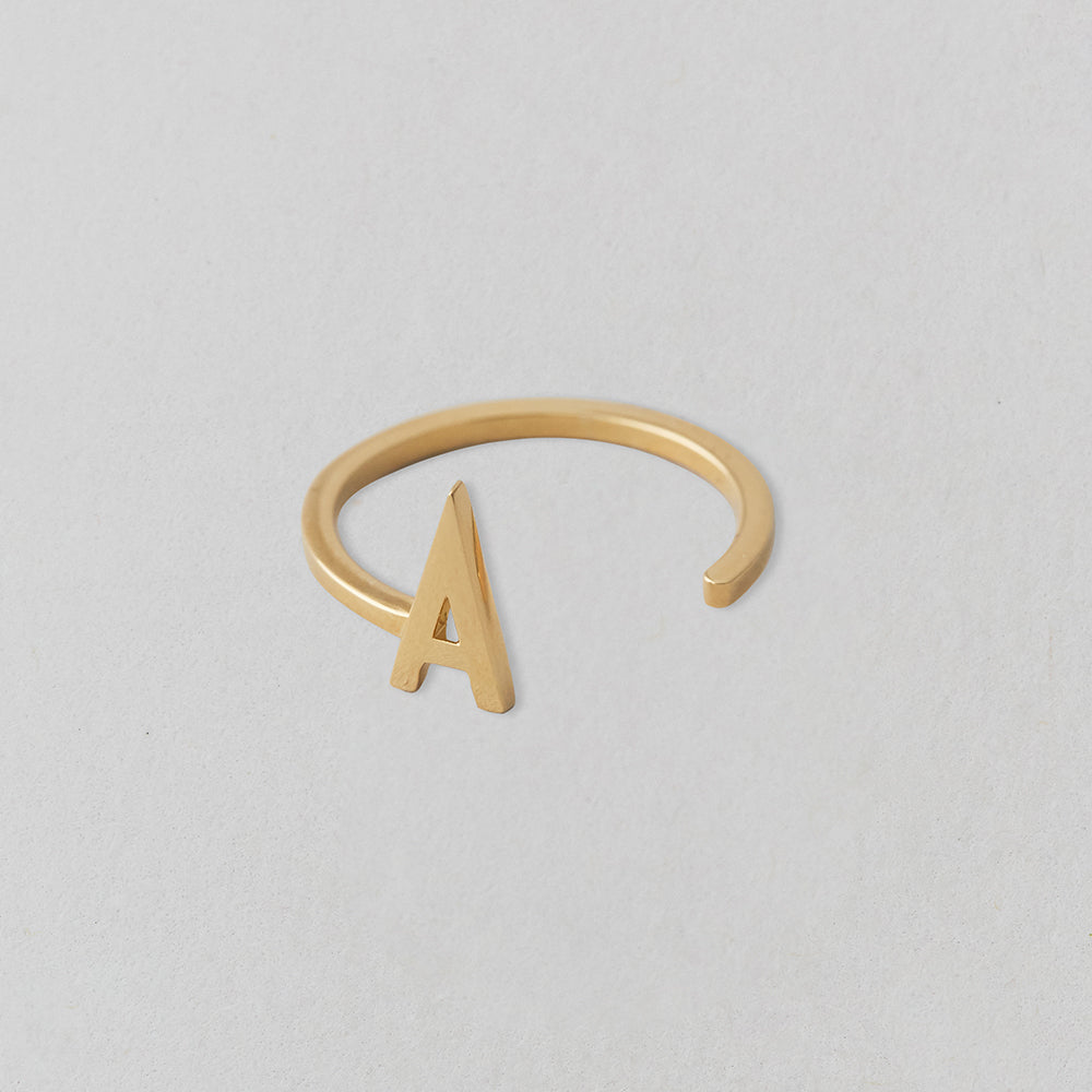 Zlatý prsten Písmeno A-Z - DESIGN LETTERS - Lavly