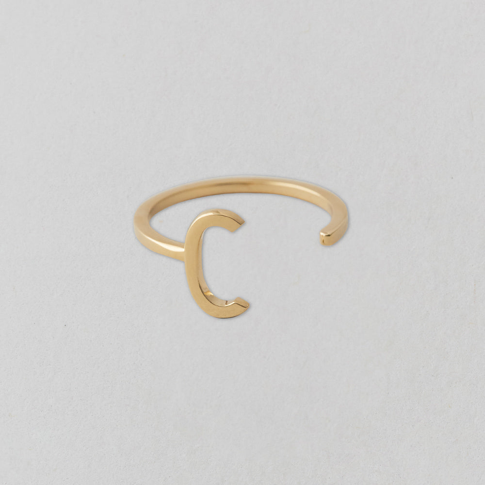 Zlatý prsten Písmeno A-Z - DESIGN LETTERS - Lavly