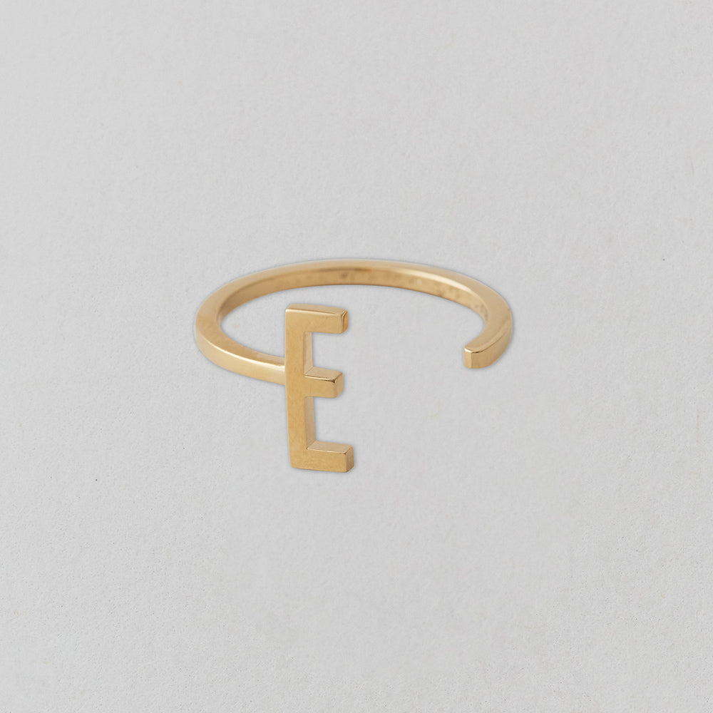 Zlatý prsten Písmeno A-Z - DESIGN LETTERS - Lavly