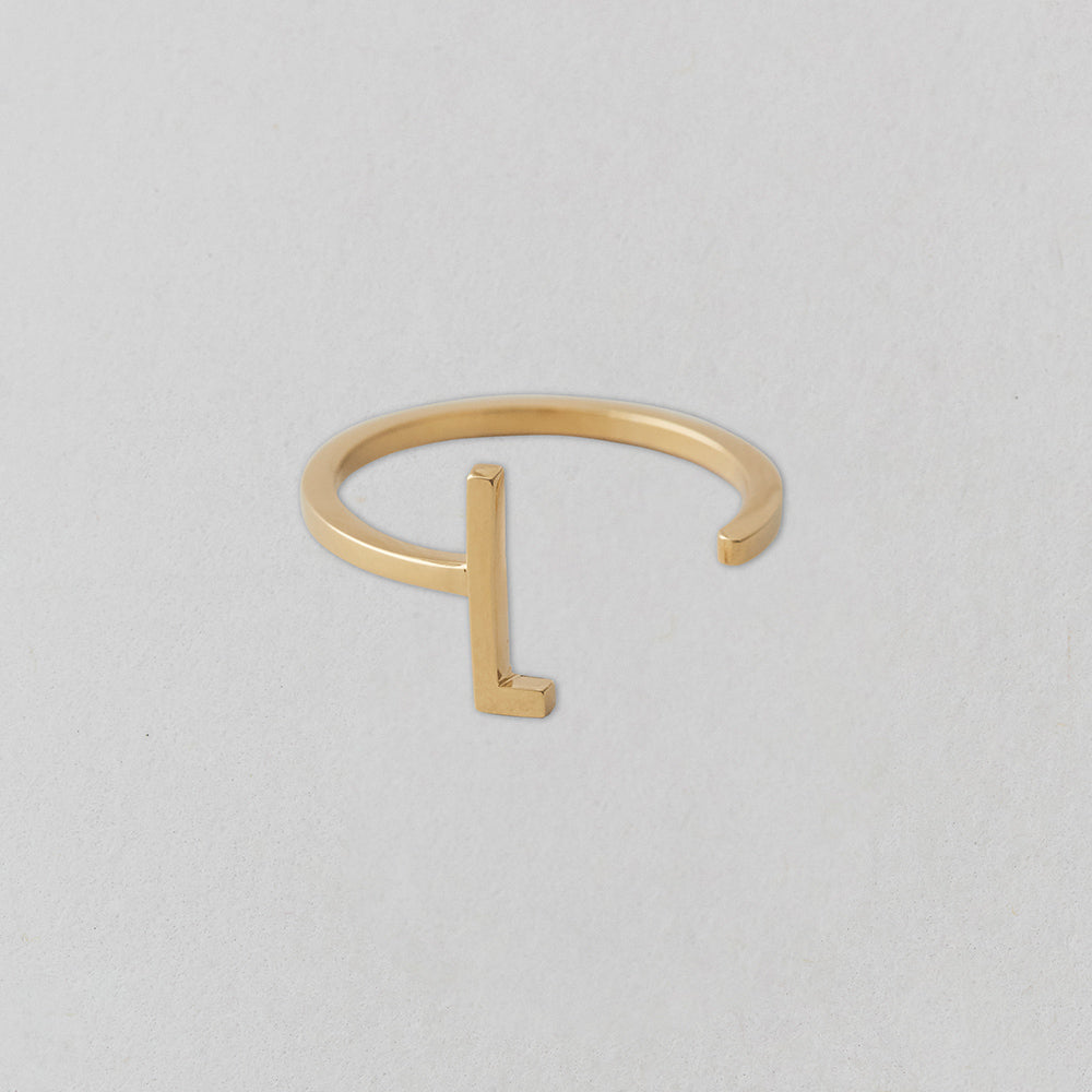 Zlatý prsten Písmeno A-Z - DESIGN LETTERS - Lavly