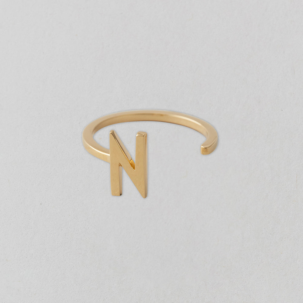 Zlatý prsten Písmeno A-Z - DESIGN LETTERS - Lavly