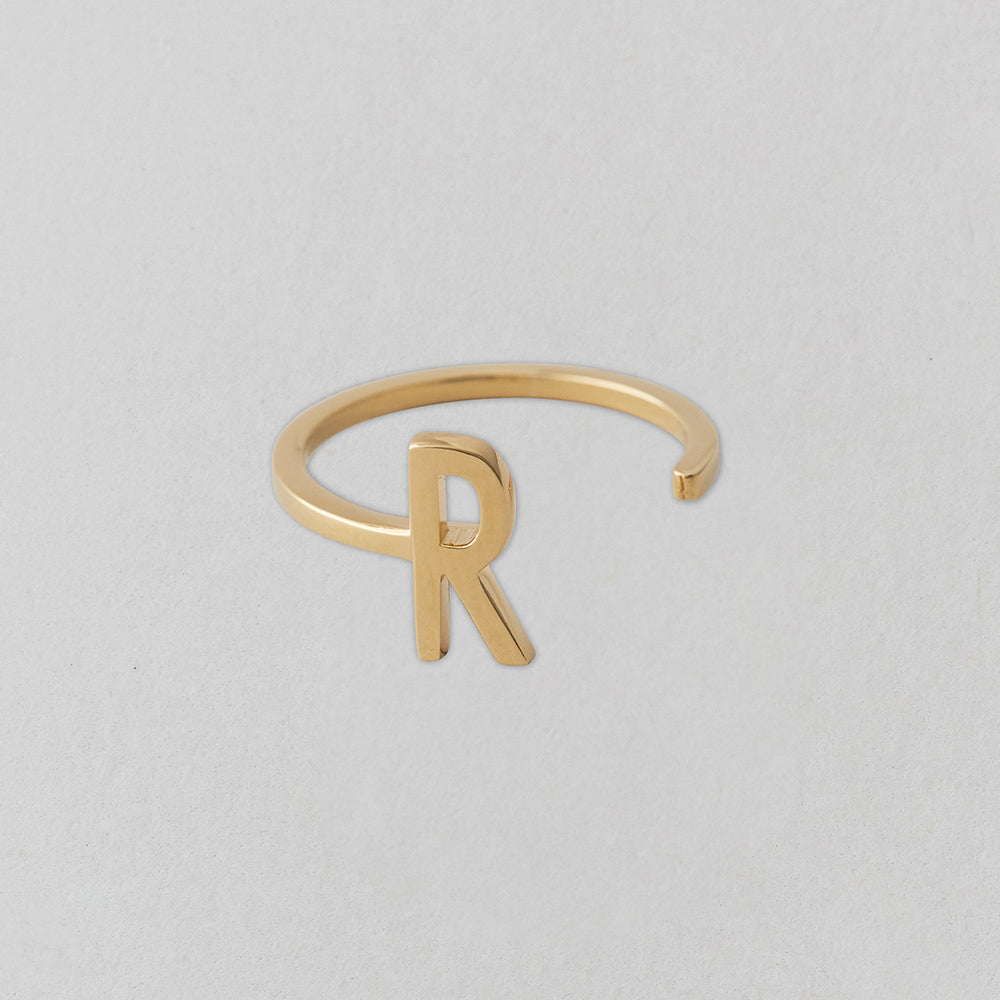 Zlatý prsten Písmeno A-Z - DESIGN LETTERS - Lavly