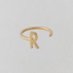 Zlatý prsten Písmeno A-Z - DESIGN LETTERS - Lavly