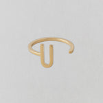 Zlatý prsten Písmeno A-Z - DESIGN LETTERS - Lavly