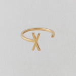 Zlatý prsten Písmeno A-Z - DESIGN LETTERS - Lavly