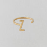Zlatý prsten Písmeno A-Z - DESIGN LETTERS - Lavly