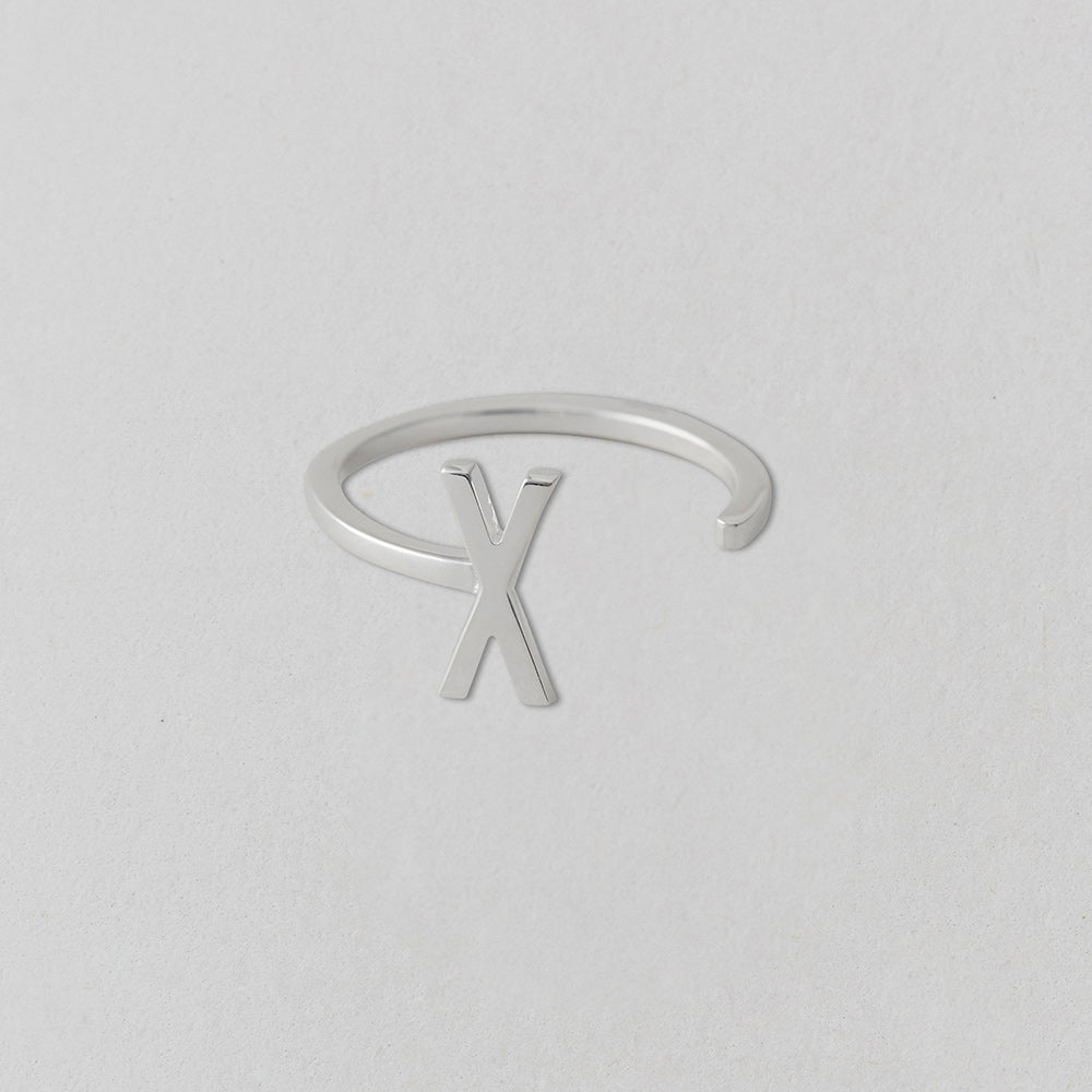 Stříbrný prsten Písmeno A-Z - DESIGN LETTERS - Lavly
