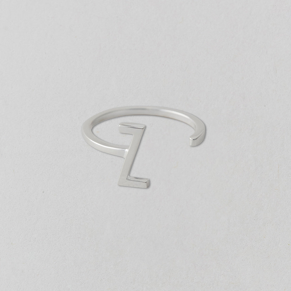 Stříbrný prsten Písmeno A-Z - DESIGN LETTERS - Lavly