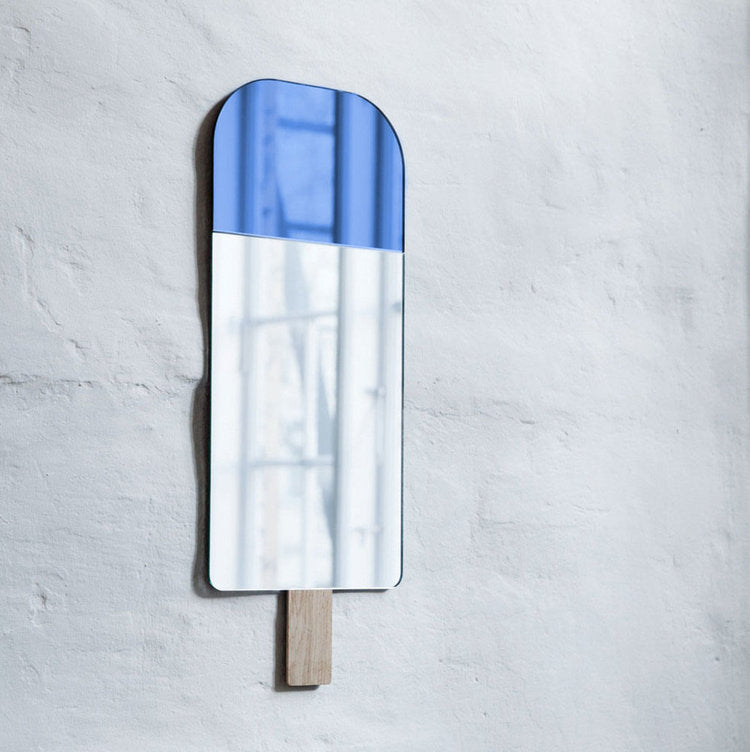 Zrcadlo EO - elements optimal Ice Cream Ocean Blue - Lavly