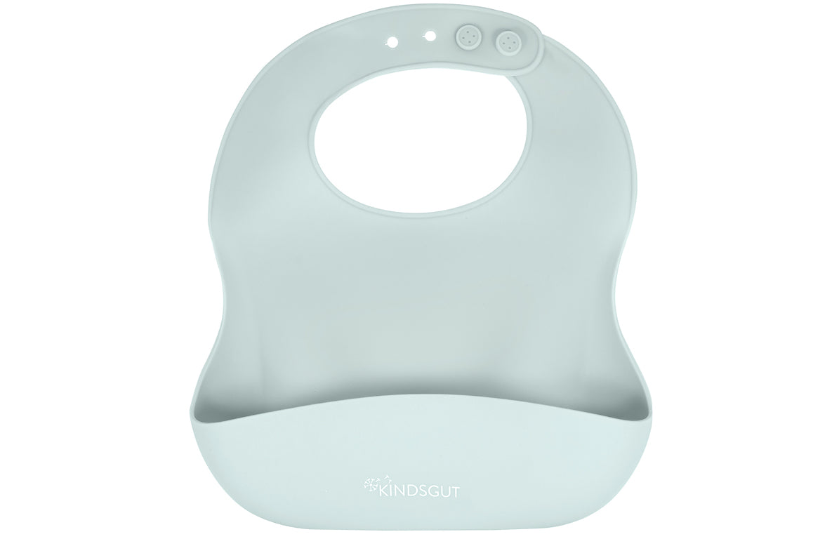 Silikonový bryndáček KINDSGUT aquamarine - Lavly