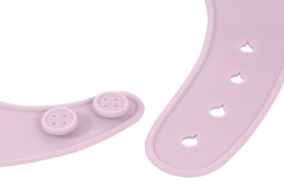 Silikonový bryndáček KINDSGUT delicate pink - Lavly