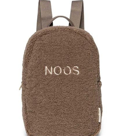 Dětský batoh STUDIO NOOS Brown Mini-Chunky Backpack - Se jménem